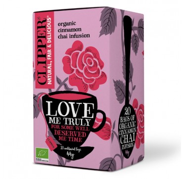 Clipper Organic Cinnamon Chai Infusion Love Me Truly Βιολογικό Τσάι 20teabags 44g