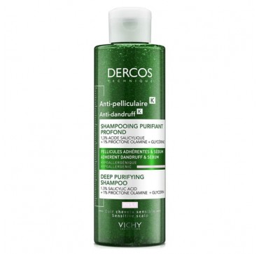Vichy dercos Anti-Dundruff K Deep Purifying Shampoo 250ml