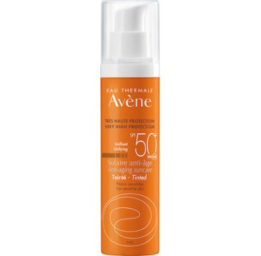 Avene Anti-Aging Suncare Very High Protection Unifying Tinted for Sensitive Skin SPF50 50ml