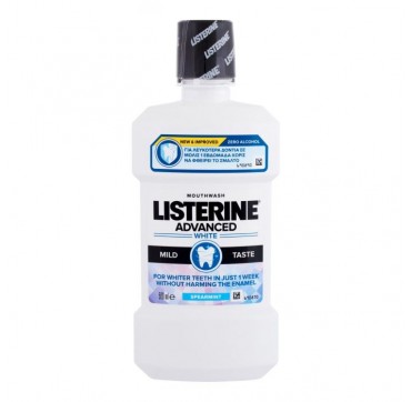 Listerine Mouthwash Advanced White Mild Taste 500ml