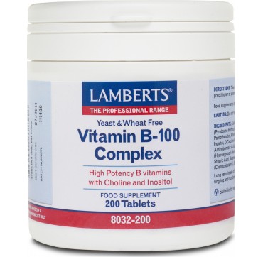 Lamberts Vitamin B-100 Complex 200tabs