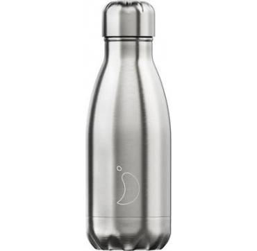 Chilly' s Silver Edition Reusable Bottle Ανοξείδωτο Θέρμος 260ml