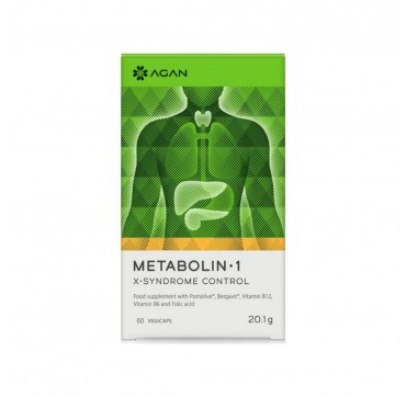 Agan Metabolin 1 X-Syndrome Control Συμπλήρωμα Διατροφής 60 φυτικές κάψουλες