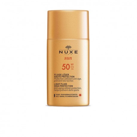 Nuxe Sun Light Fluid Αντηλιακό Προσώπου Ελαφριάς Υφής SPF50 50ml