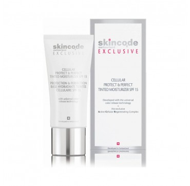 Skincode Exclusive Cellular Protect & Perfect Tinted Moisturizer SPF15 30ml