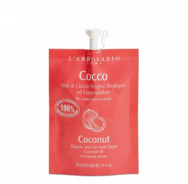 L' Erbolario Cocco Coconut Oil For Body, Face And Hair 50ml