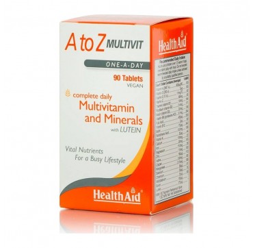 Health Aid A to Z Multivit 90 ταμπλέτες
