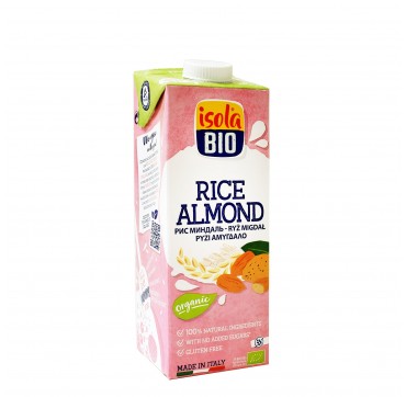  Isola BIO - Ρόφημα ρυζιού με αμύγδαλα - χωρίς γλουτένη & λακτόζη - 1lt