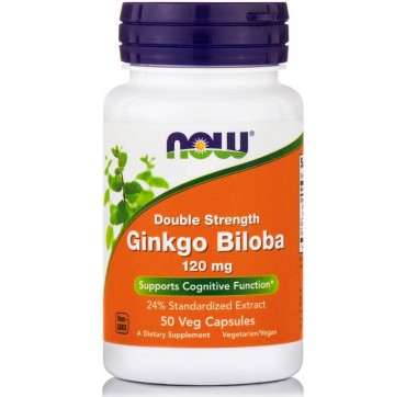 Now Foods Ginkgo Biloba 120mg 50 φυτικές κάψουλες