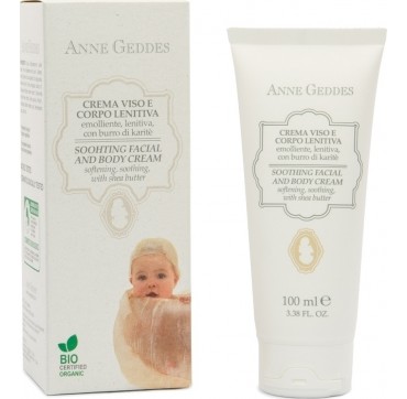 Anne Geddes Soothing Facial & Body Cream Βιολογική Ενυδατική Κρέμα για το Πρόσωπο & το Σώμα του Μωρού 100ml