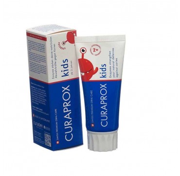 Curaprox Toothpaste For Kids From 2 Years Strawberry Fluoride 60ml