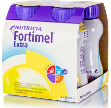 Nutricia Fortimel Extra Βανίλια 4X200ml 