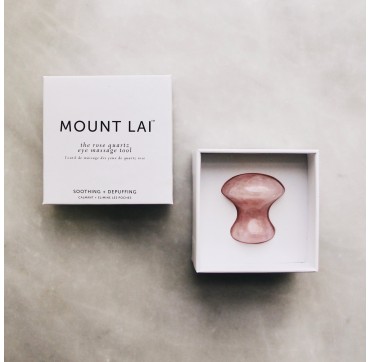 Mount Lai - The Roze Quartz Eye Massage Tool - Πέτρα από ροζ Χαλαζία για μασάζ της περιοχής των ματιών