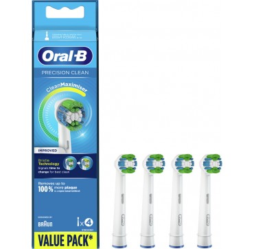  ORAL-B Precision Clean Ανταλλακτικές Κεφαλές 4 Τεμάχια