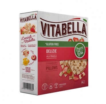 Vitabella Org Gf Strawberry Pillows 300g