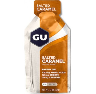 GU Energy Gel Salted Caramel 20 mg caffeine 32 gr