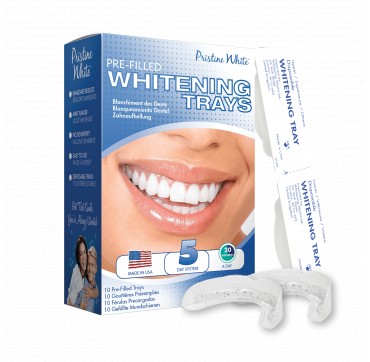 Pristine White Pre Filled Whitening Trays - 10 προγεμισμένα λευκαντικά μασελάκια
