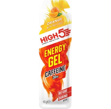 High5 Energy Gel Orange Με Καφεϊνη 40g
