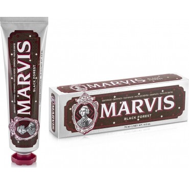 Marvis Black Forest Mint Toothpaste Οδοντόκρεμα με Γεύση Μαύρη Σοκολάτα & Κεράσια 75ml