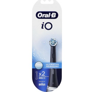Oral-B iO Ultimate Clean Ανταλλακτικές Κεφαλές για Ηλεκτρική Οδοντόβουρτσα 319832 2τμχ