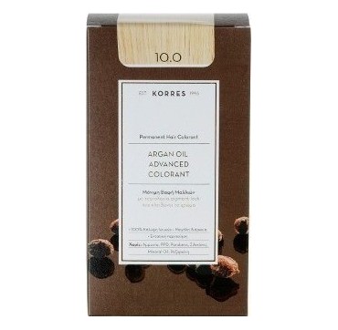 KORRES ARGAN OIL ADV.COLORANT 10.0 ΞΑΝΘΟ ΠΛΑΤΙΝΑΣ ΦΥΣΙΚΟ 145ml KORRES ARGAN OIL ADV.COLORANT 10.0 ΞΑΝΘΟ ΠΛΑΤΙΝΑΣ ΦΥΣΙΚΟ 145ml