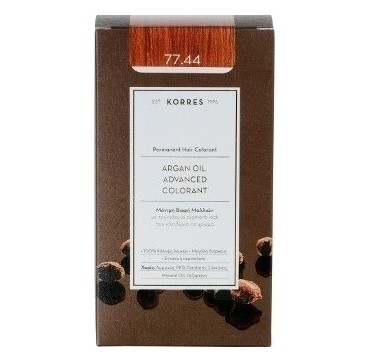 KORRES ARGAN OIL ADV. COLORANT ΒΑΦΗ 77,44 ΞΑΝΘΟ ΕΝΤΟΝΟ ΧΑΛΚΙΝΟ 145ml KORRES ARGAN OIL ADV. COLORANT ΒΑΦΗ 77,44 ΞΑΝΘΟ ΕΝΤΟΝΟ ΧΑΛΚΙΝΟ 145ml