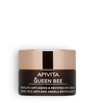 Apivita Queen Bee Absolute Anti-Aging & Reviving Eye Cream 15ml - Kρέμα Ματιών Απόλυτης Αντιγήρανσης & Αναζωογόνησης
