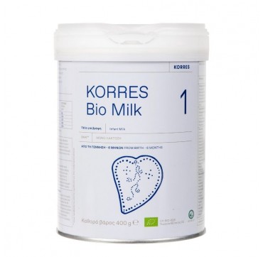 Korres Bio Milk 1 Βιολογικό Αγελαδινό Γάλα για Βρέφη 1 (0-6 μηνών) 400gr
