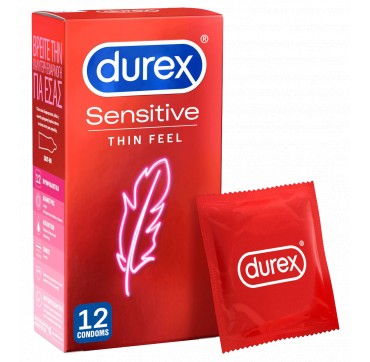 DUREX Sensitive Thin Feel 12τμχ 