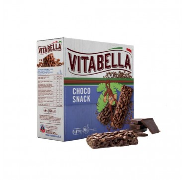 Vitabella Choco Snack Μπάρες Σοκολάτας Cruncy 6 x 20gr