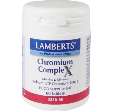 LAMBERTS CHROMIUM COMPLEX 200μg 60tabs