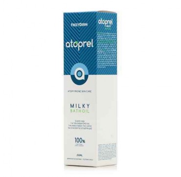 Frezyderm Atoprel Milky Bath Oil Ειδικό Γαλακτώδες Έλαιο Καθαρισμού Για Δέρμα Με Ατοπική Προδιάθεση, 250ml