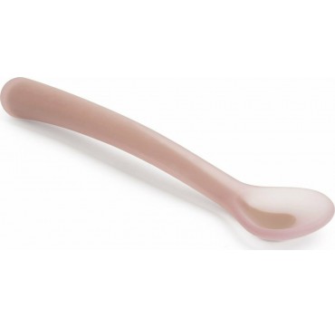 Suavinex Silicone Spoon 4m+ Κουτάλι Σιλικόνης Hugge Pink Ροζ 1τμχ