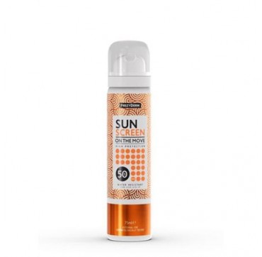  Frezyderm Sun Screen On The Move SPF50 Αντηλιακό Spray Προσώπου & Μαλλιών, 75ml