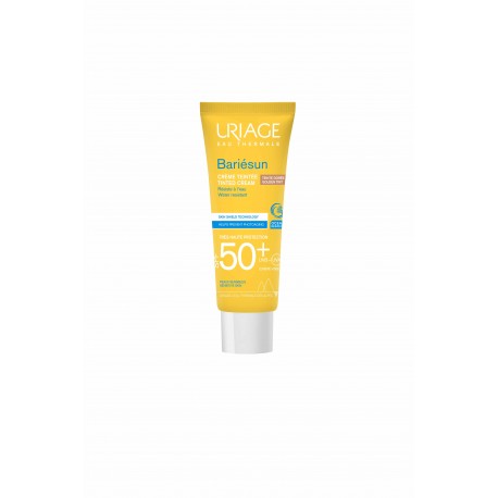 Uriage Bariesun Spf50+ Αντιηλιακή Κρέμα Προσώπου Με Χρώμα Απόχρωσης Golden Tint 50ml