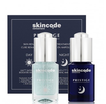 Skincode Prestige Skin Rennaisance Ampoule Treatment Ultra Συμπυκνωμένη Θεραπεία Αντιγήρανσης με 7 Ισχυρά Συστατικά 2x15ml Skincode Prestige Skin Rennaisance Ampoule Treatment Ultra Συμπυκνωμένη Θεραπεία Αντιγήρανσης με 7 Ισχυρά Συστατικά 2x15ml