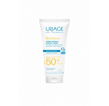 Uriage Bariesun Creme Minerale SPF50+ Αντηλιακή Κρέμα Πρόσωπο & Σώμα για Ευαίσθητα Δέρματα 100ml