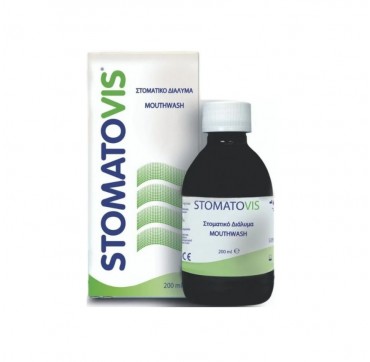 Pharmaq Stomatovis Mouthwash Αντιμικροβιακό Στοματικό Διάλυμα, 200 ml