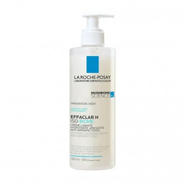 La Roche Posay Effaclar H Iso-Biome Creme Lavante Hydratante,Καταπραϋντική Ενυδατική Κρέμα Καθαρισμού, 390ml