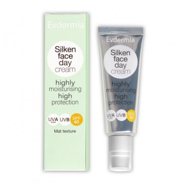 EVDERMIA SILKEN FACE DAY CREAM MAT SPF40+ 50ml