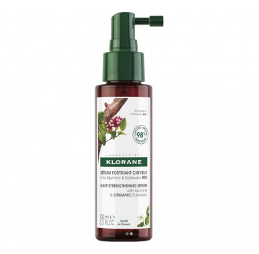 Klorane Serum Μαλλιών-Δυναμωτικός Ορός με Κινίνη & Βιολογικό Εντελβάις Κατά της Τριχόπτωσης, 100ml