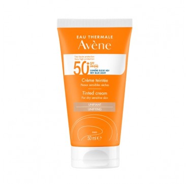 Avene Tinted Cream SPF50+ Αντηλιακή Κρέμα Προσώπου Με Χρώμα Για Ξηρό & Ευαίσθητο Δέρμα, 50ml