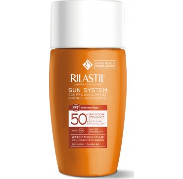 Rilastil Sun System Water Touch Light Fluid SPF50+ Λεπτόρρευστο Αντηλιακό Προσώπου , 50ml