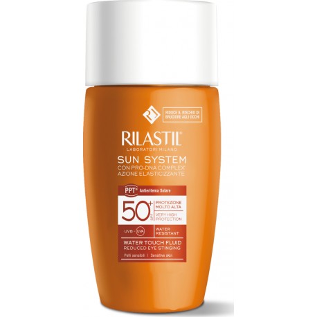 Rilastil Sun System Water Touch Light Fluid SPF50+ Λεπτόρρευστο Αντηλιακό Προσώπου , 50ml
