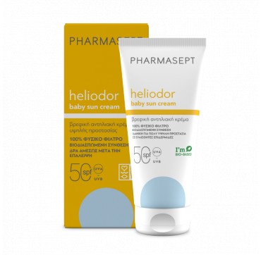 Pharmasept Heliodor Baby Sun Cream Spf50- Βρεφική Αντηλιακή Κρέμα Υψηλής Προστασίας, 100ml