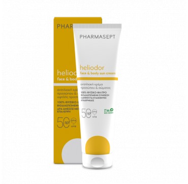 Pharmasept Heliodor Face & Body Sun Cream SPF50- Αντιηλιακή Κρέμα Προσώπου & Σώματος ,150ml