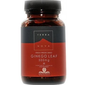 TERRANOVA GINKO LEAF CAPS 500mg 50caps TERRANOVA GINKO LEAF CAPS 500mg 50caps