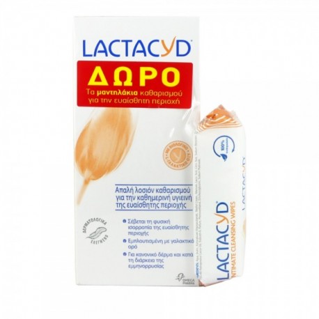 LACTACYD INTIMATE LOTION CLASSIC 300ml+10 WIRES INTIMATE