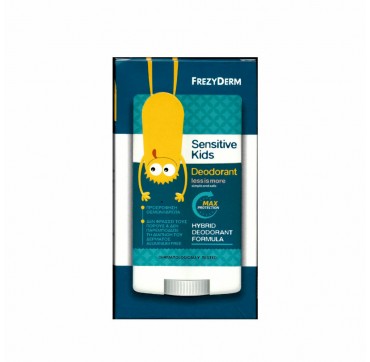 Frezyderm Kids Sensitive Deodorant-Παιδικό Αποσμητικό Σώματος σε Μορφή Στικ, 40ml