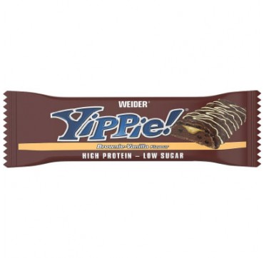 Weider Μπάρα Yippie Brownie-vanilla 45gr